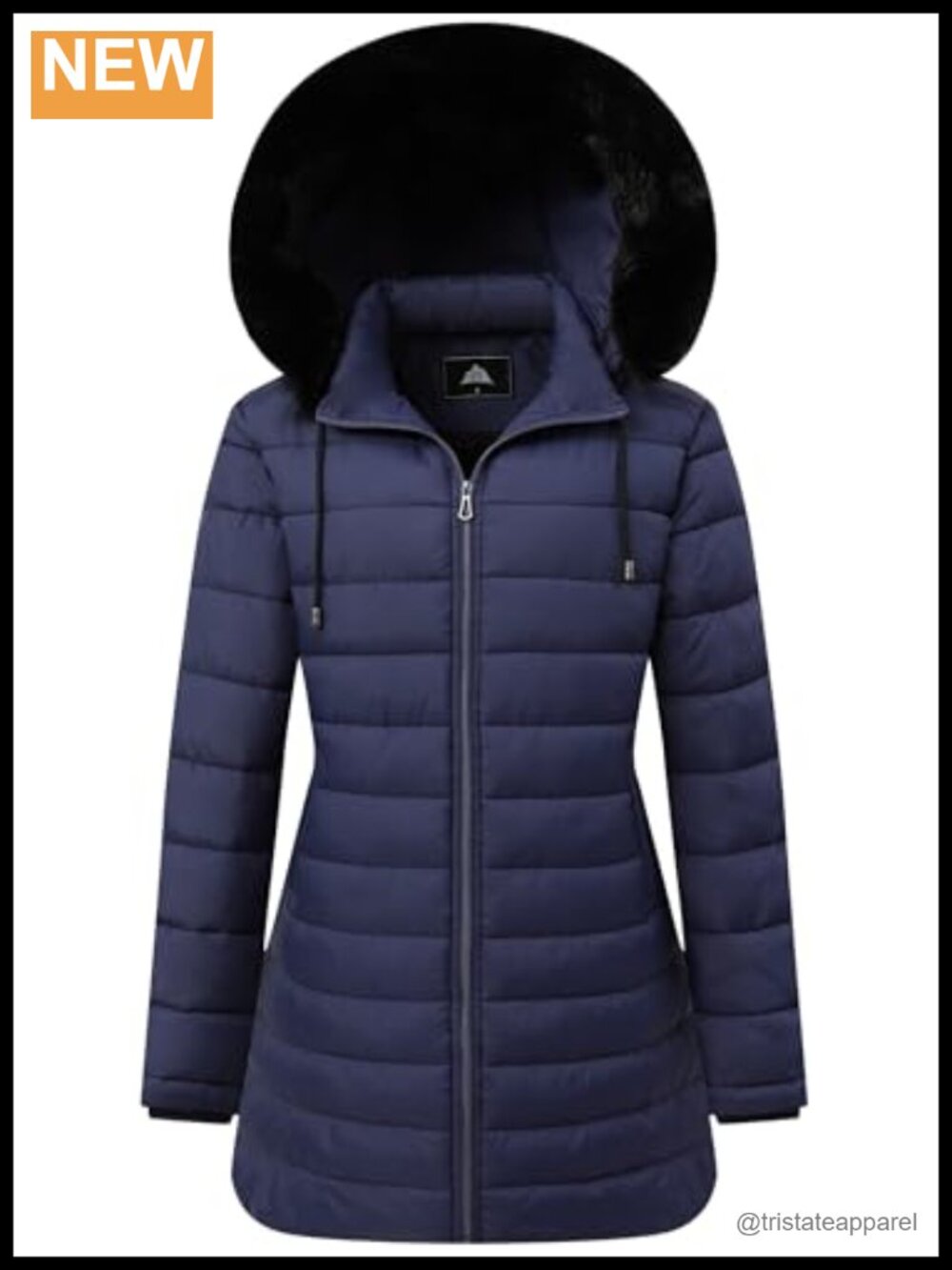 Women's Waterproof Hooded Long Down Jacket Fur Collar Thermal Winter Coat